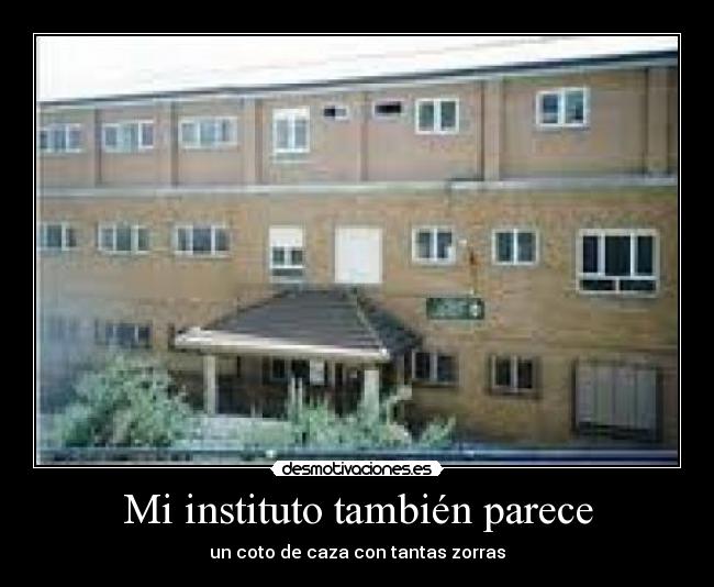 Mi instituto también parece - 