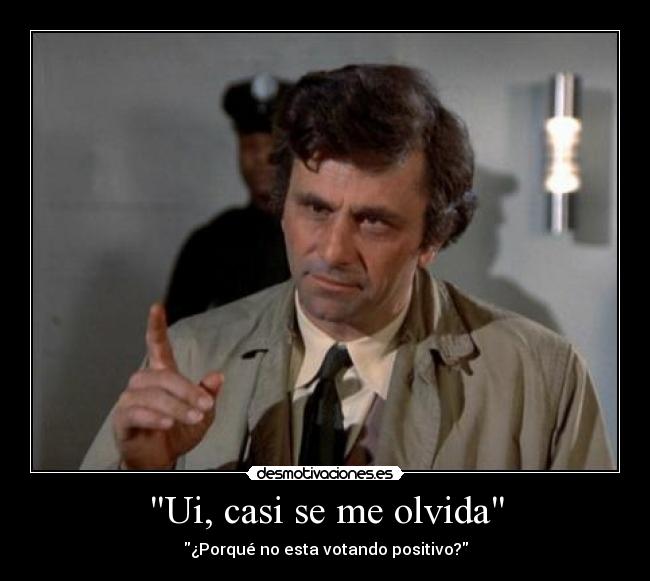 carteles colombo positivo desmotivaciones