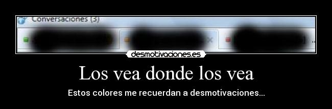 Los vea donde los vea - 