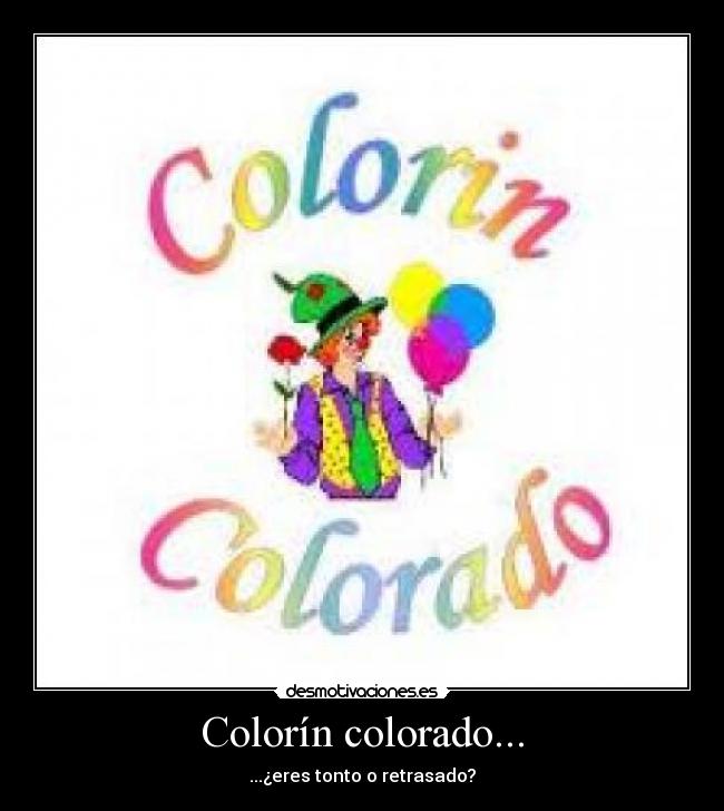 Colorín colorado... - 