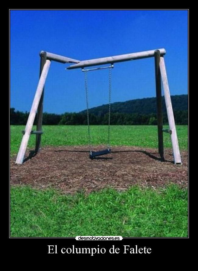 El columpio de Falete -