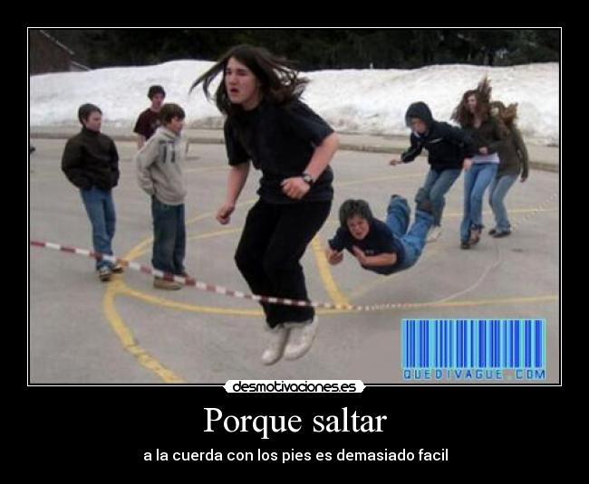 Porque saltar -
