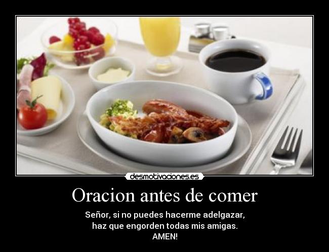 Oracion antes de comer - 