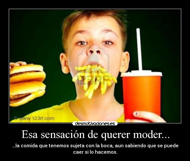 carteles comida desmotivaciones