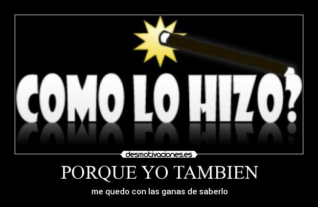 PORQUE YO TAMBIEN - 