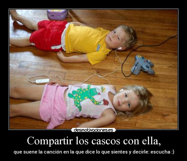 carteles cancion cascos desmotivaciones