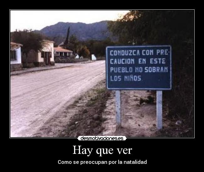 Hay que ver - Como se preocupan por la natalidad