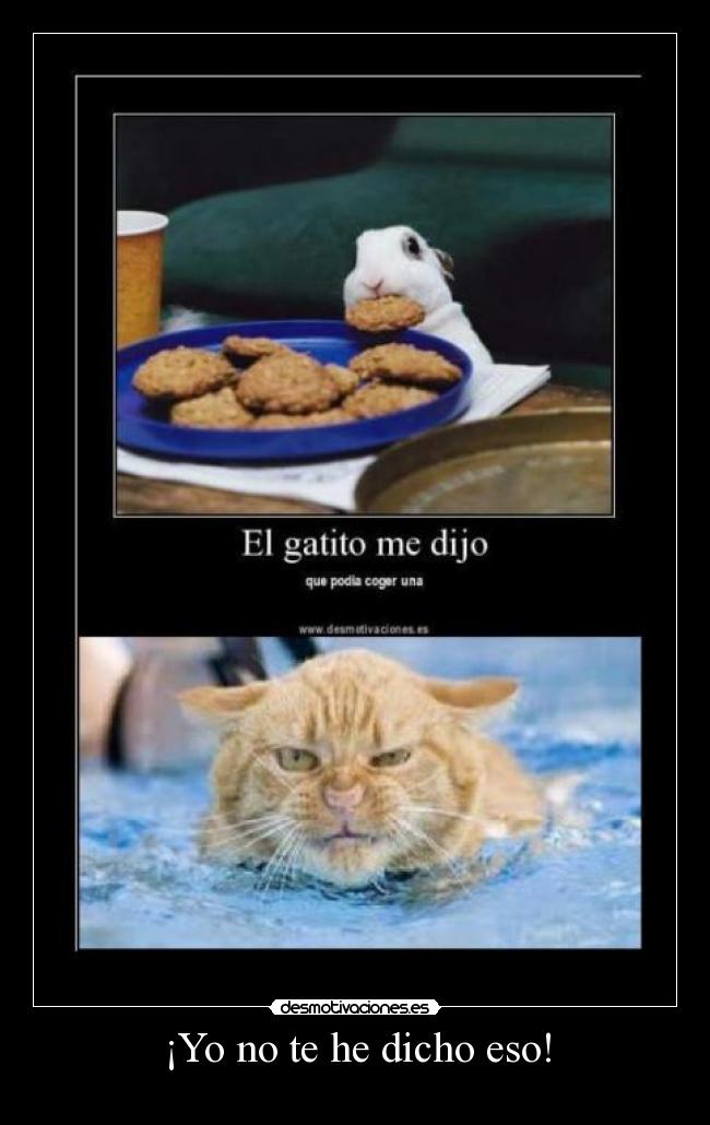 ¡Yo no te he dicho eso! - 