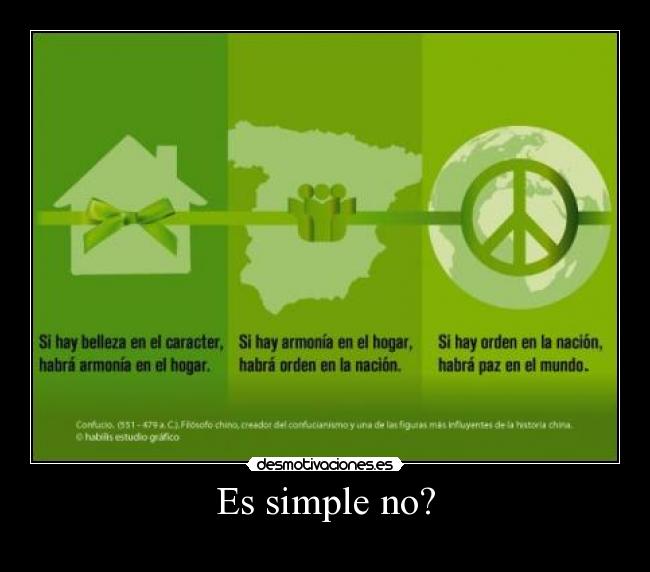 Es simple no? - 