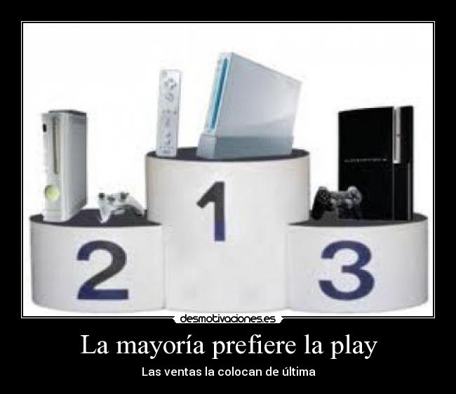 La mayoría prefiere la play - 