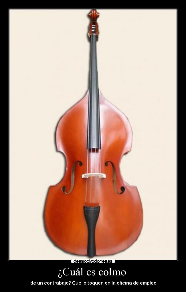 carteles contrabajo desmotivaciones