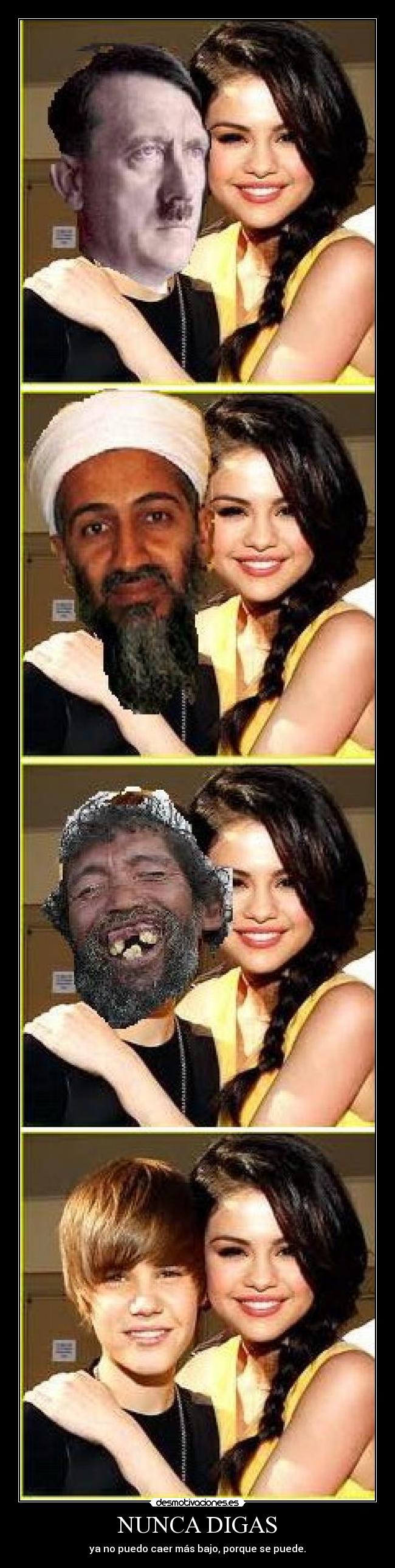 NUNCA DIGAS - ya no puedo caer más bajo, porque se puede.