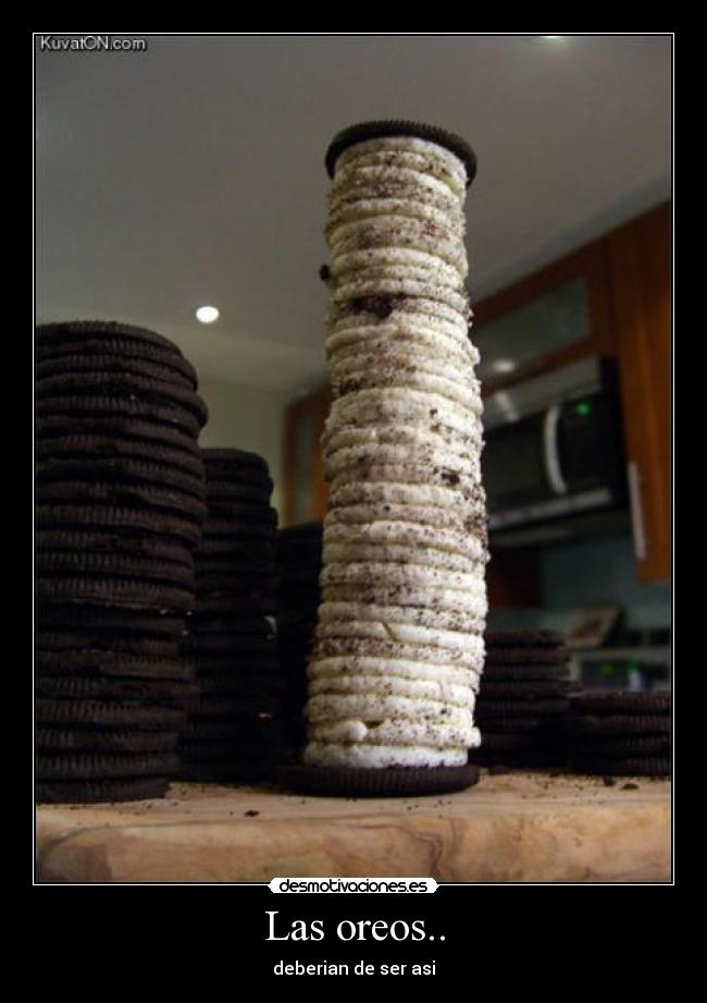 Las oreos.. -
