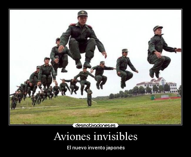 Aviones invisibles - El nuevo invento japonés