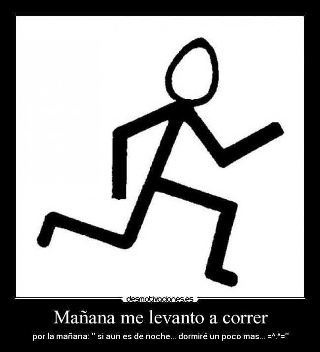 carteles correr desmotivaciones