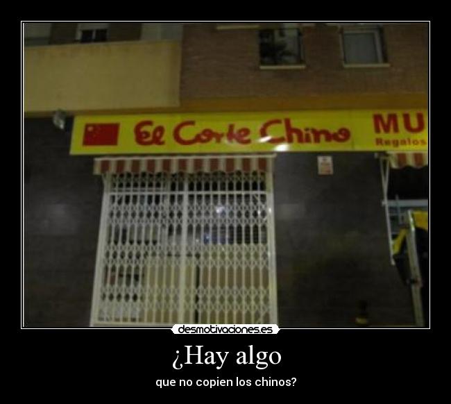¿Hay algo -