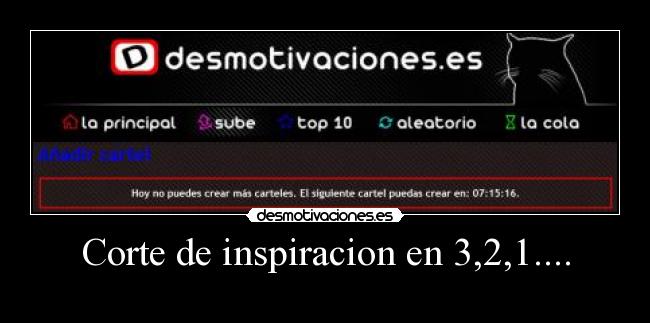 Corte de inspiracion en 3,2,1.... -