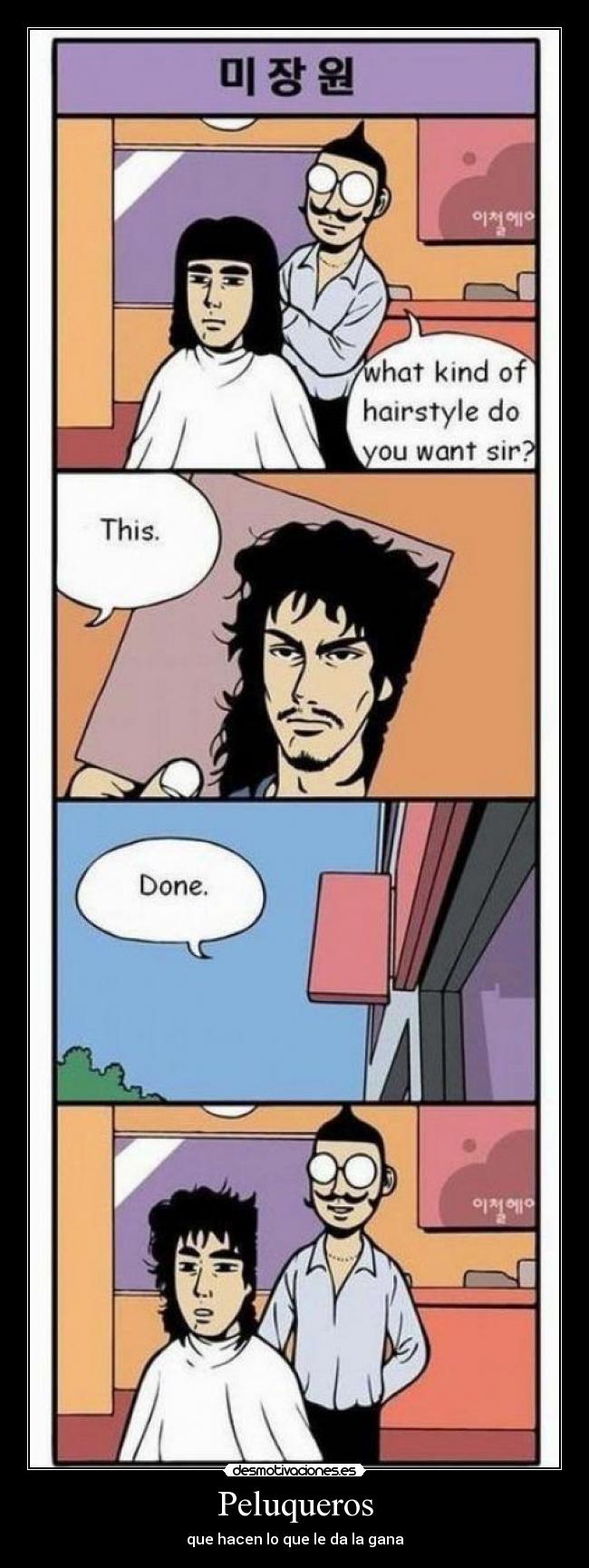Peluqueros - que hacen lo que le da la gana