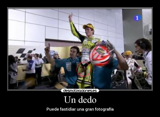 Un dedo - Puede fastidiar una gran fotografía