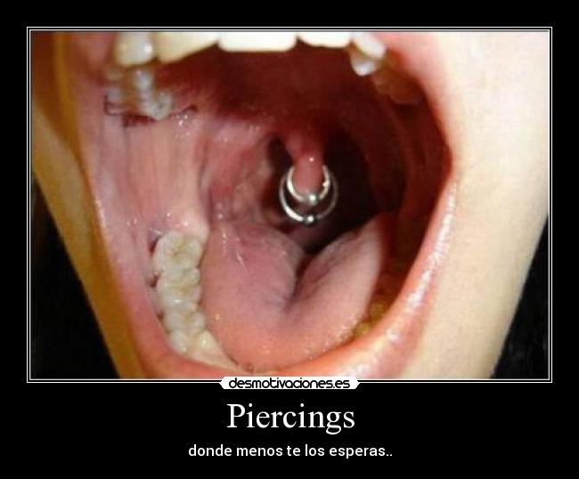 Piercings - donde menos te los esperas..