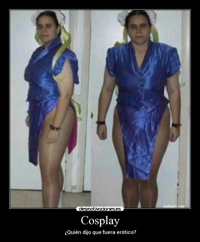 Cosplay - ¿Quién dijo que fuera erótico?