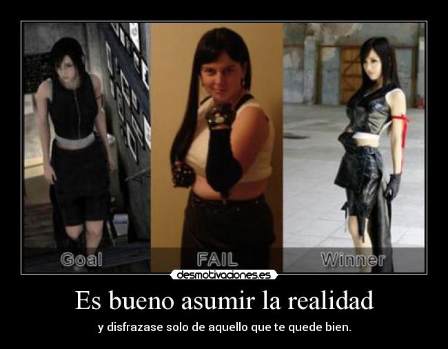 Es bueno asumir la realidad - 