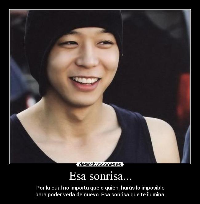 Esa sonrisa... -
