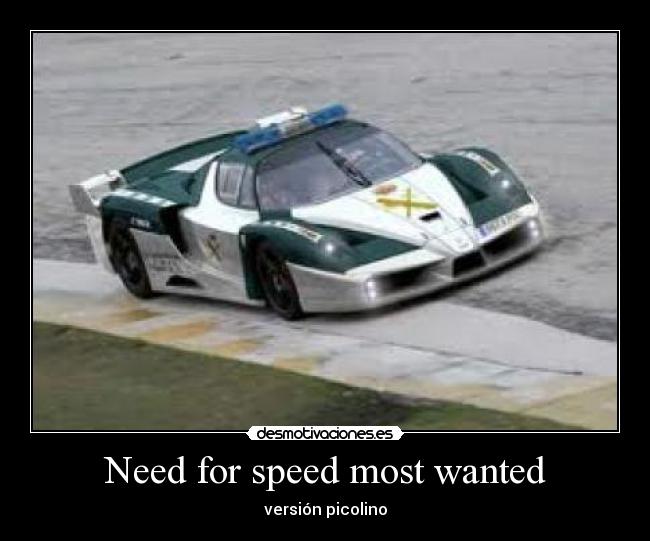 Need for speed most wanted - versión picolino