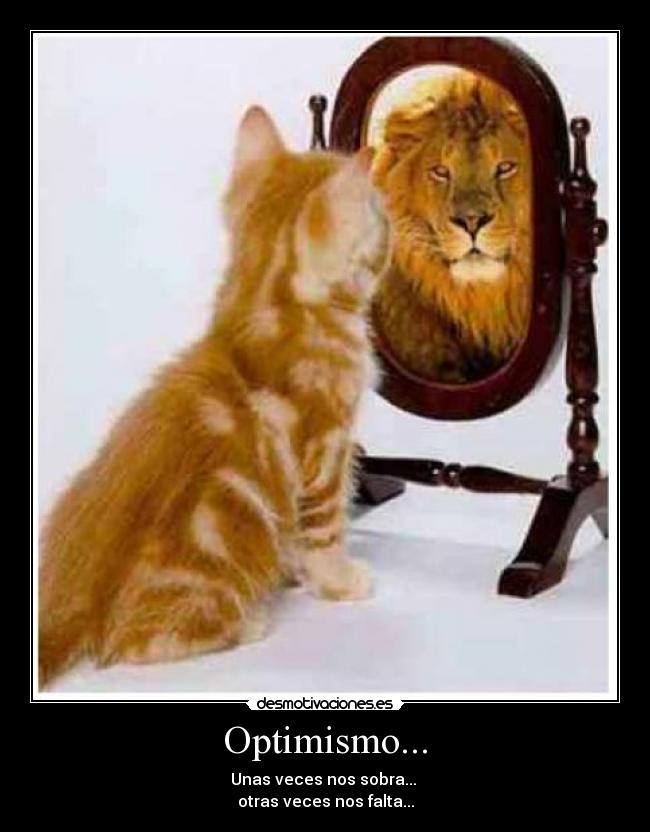 Optimismo... - Unas veces nos sobra...
otras veces nos falta...