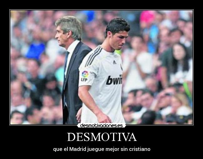 DESMOTIVA - que el Madrid juegue mejor sin cristiano