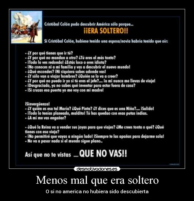 Menos mal que era soltero - 