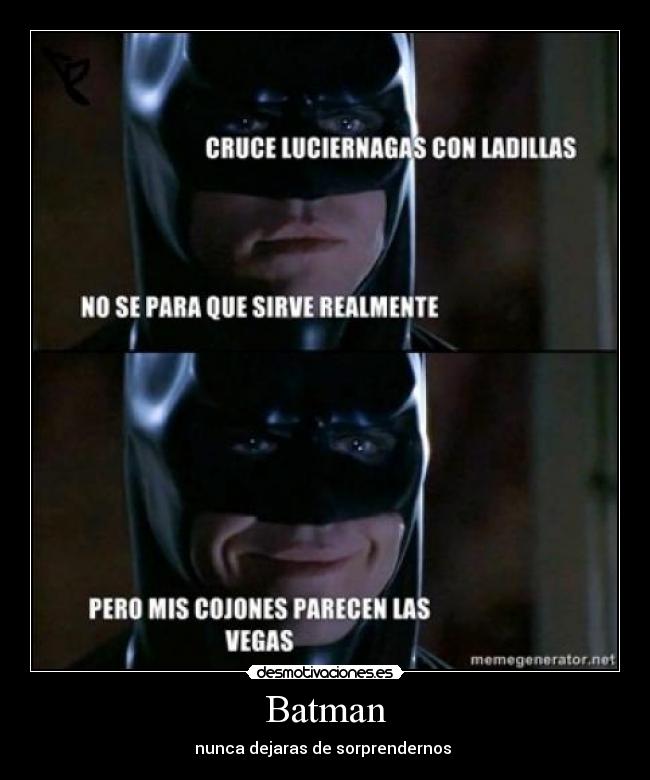 Batman - nunca dejaras de sorprendernos 