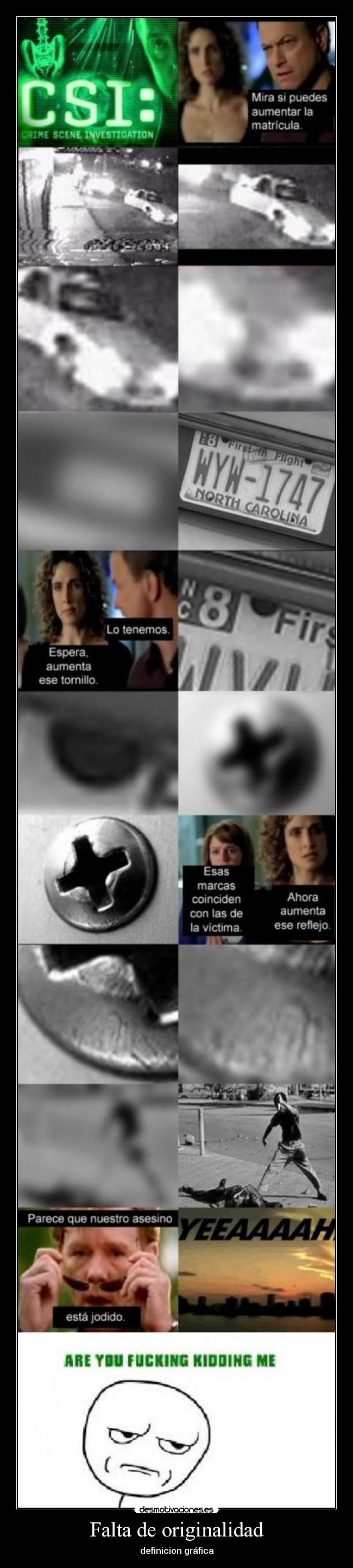 Falta de originalidad - definicion gráfica