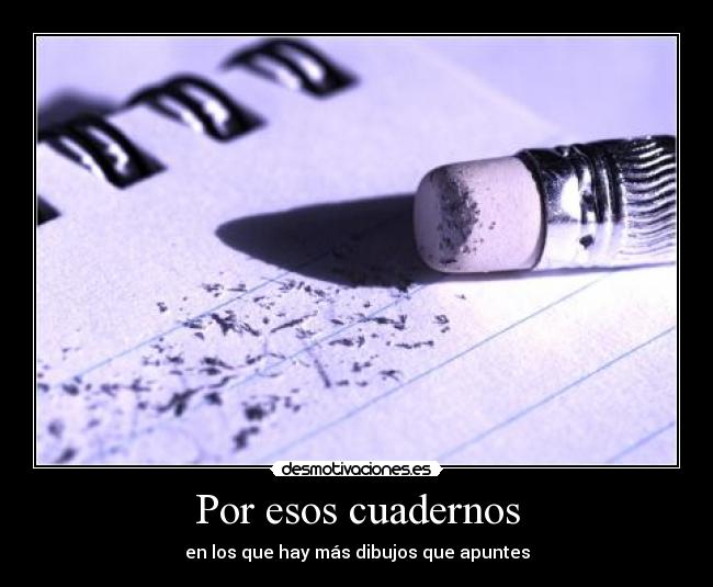 Por esos cuadernos - 