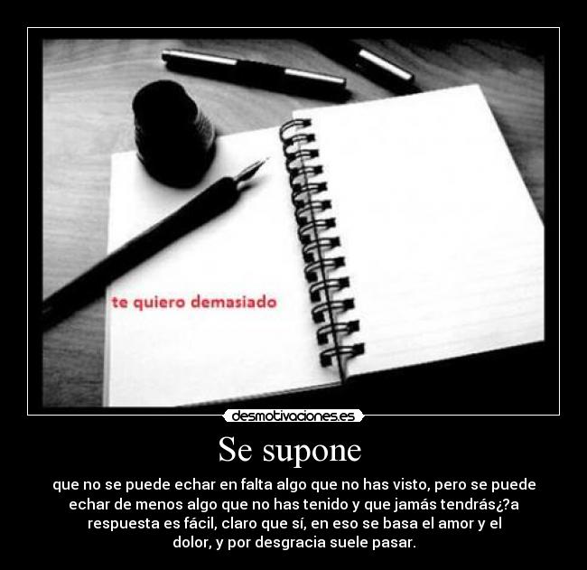 Se supone  - 