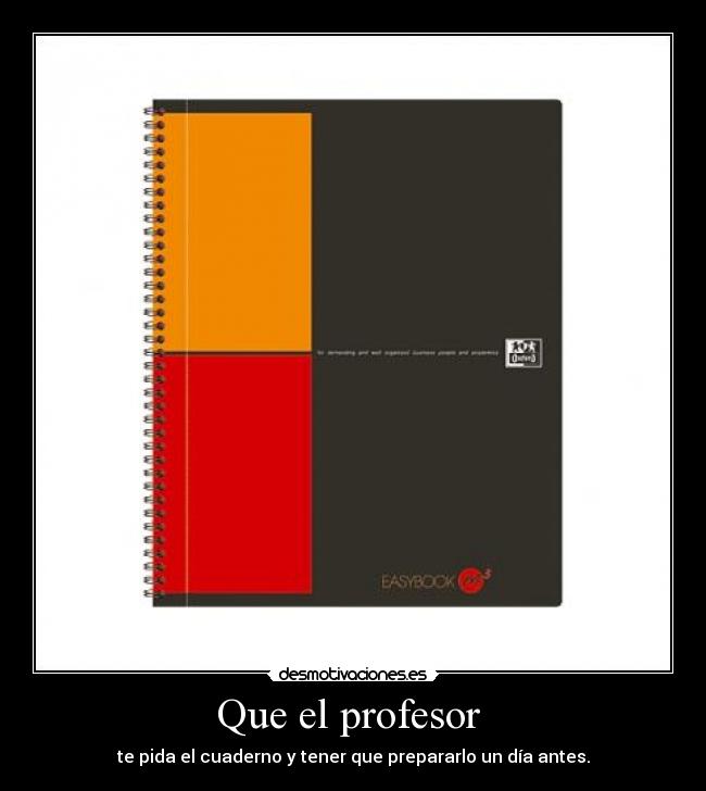 Que el profesor  - 