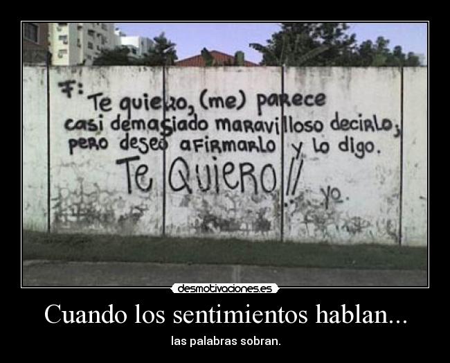 Cuando los sentimientos hablan... -