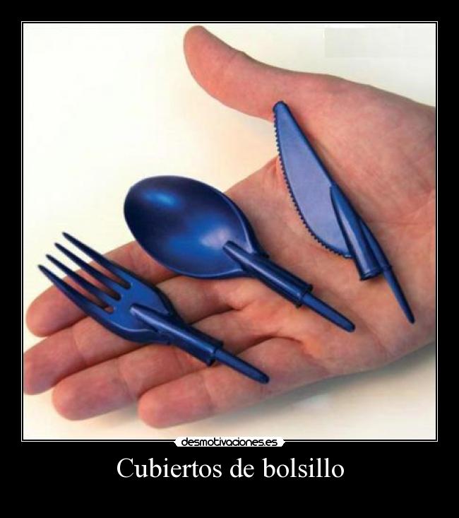 Cubiertos de bolsillo -