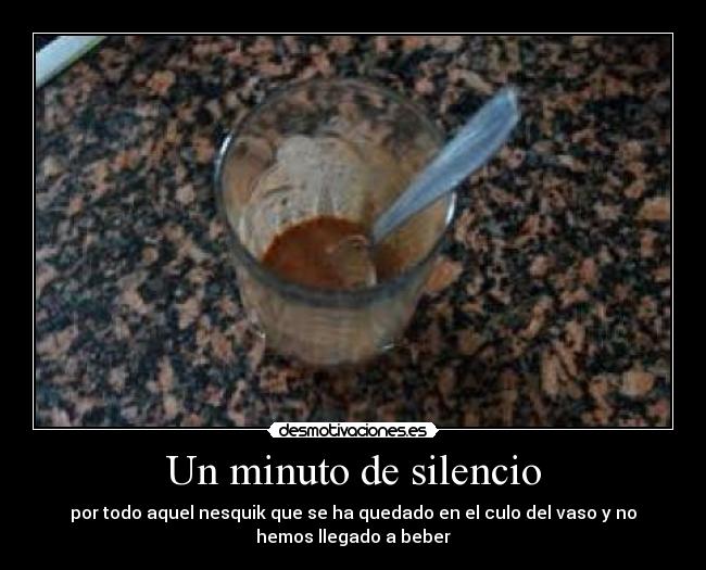 Un minuto de silencio - 