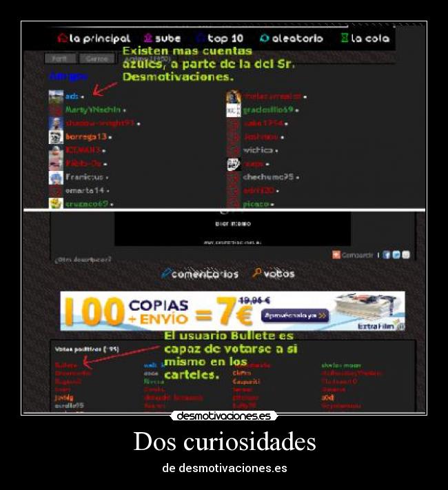 Dos curiosidades -