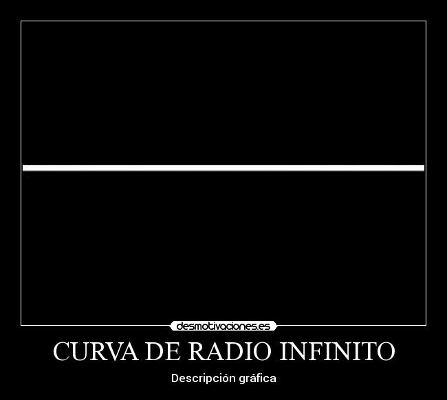 CURVA DE RADIO INFINITO -