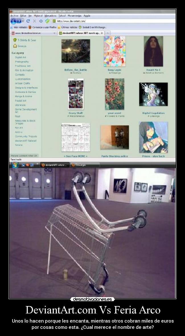 DeviantArt.com Vs Feria Arco - 