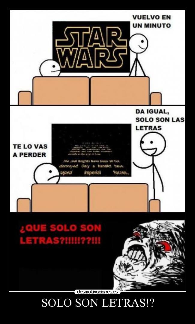 SOLO SON LETRAS!? - 