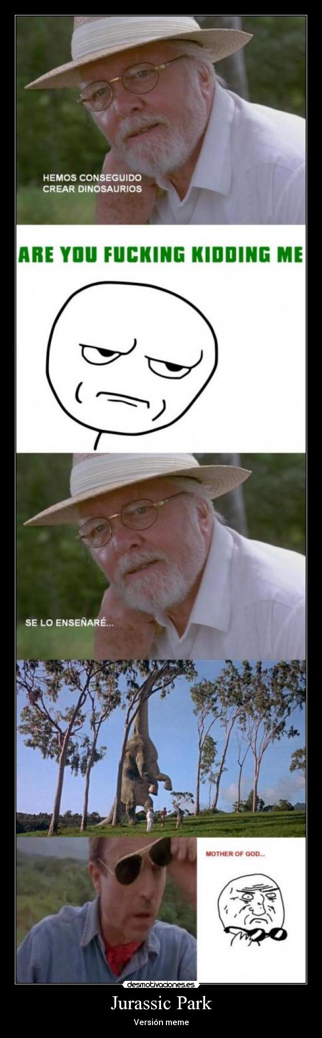 Jurassic Park - Versión meme