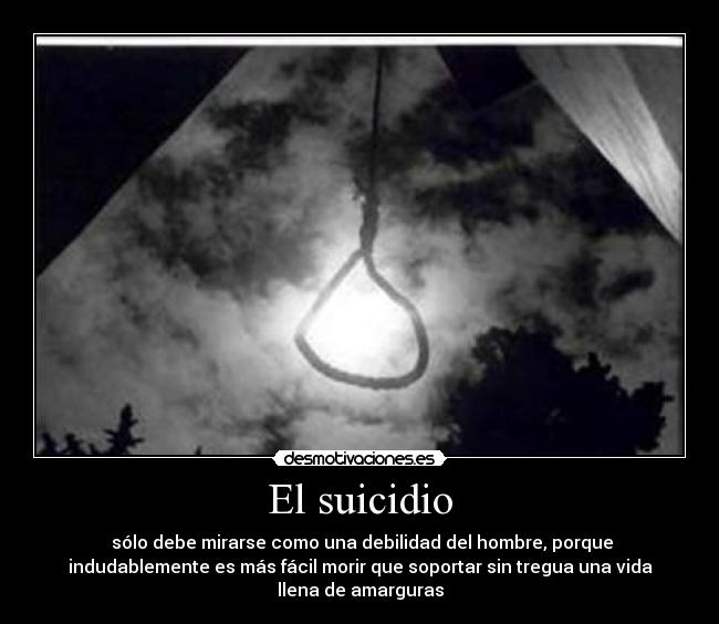El suicidio -