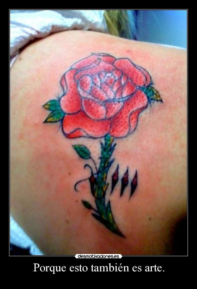 Porque esto también es arte. -