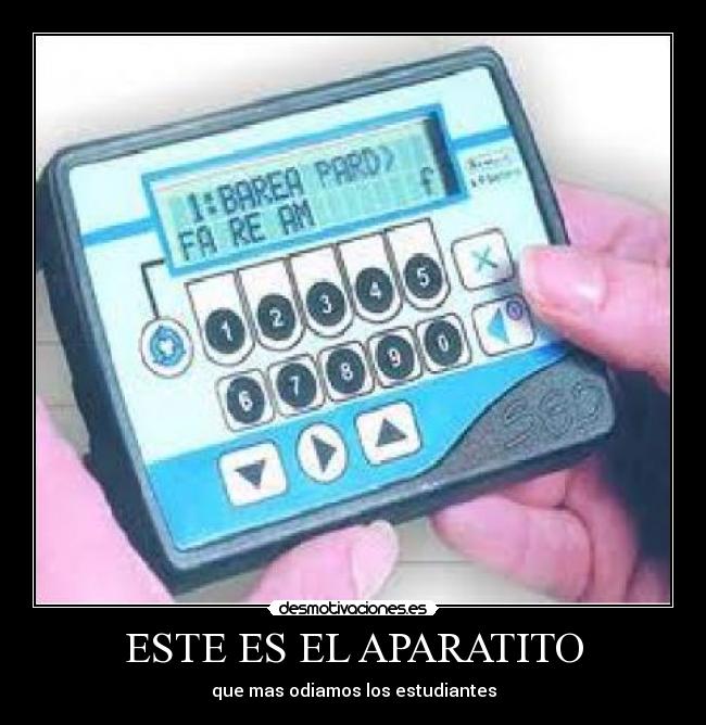 ESTE ES EL APARATITO -
