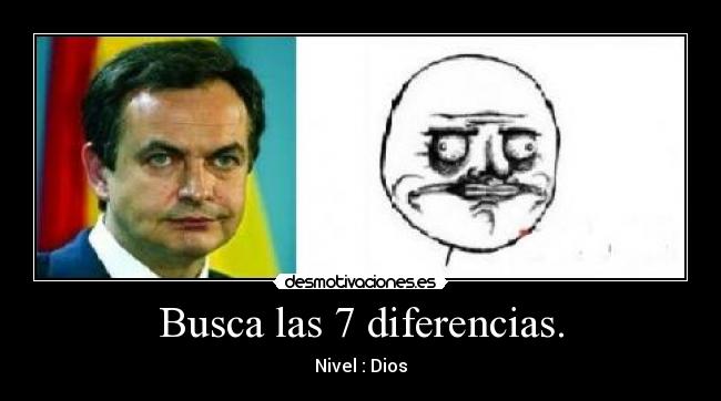 Busca las 7 diferencias. - Nivel : Dios