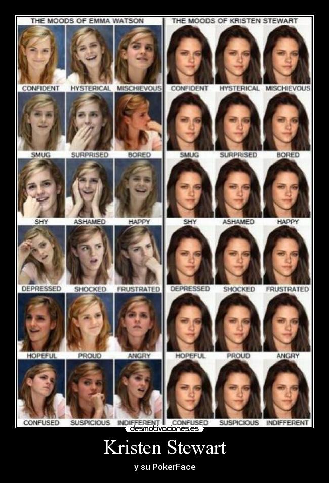 Kristen Stewart - y su PokerFace