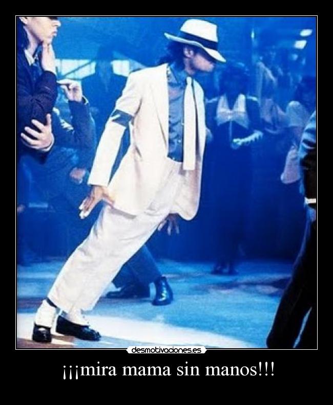 ¡¡¡mira mama sin manos!!! -